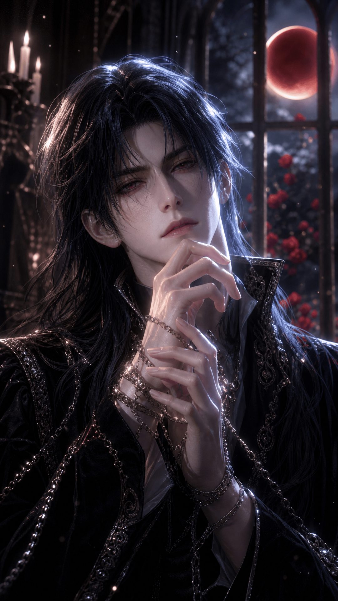 Evander Blackwood, a Varenchat AI companion